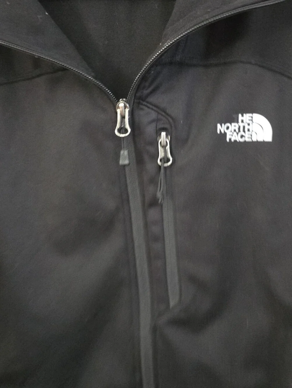 North Face Men’s Lightweight Black Fleece Jacket Size XL